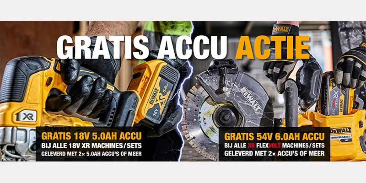 accu gereedschap acties