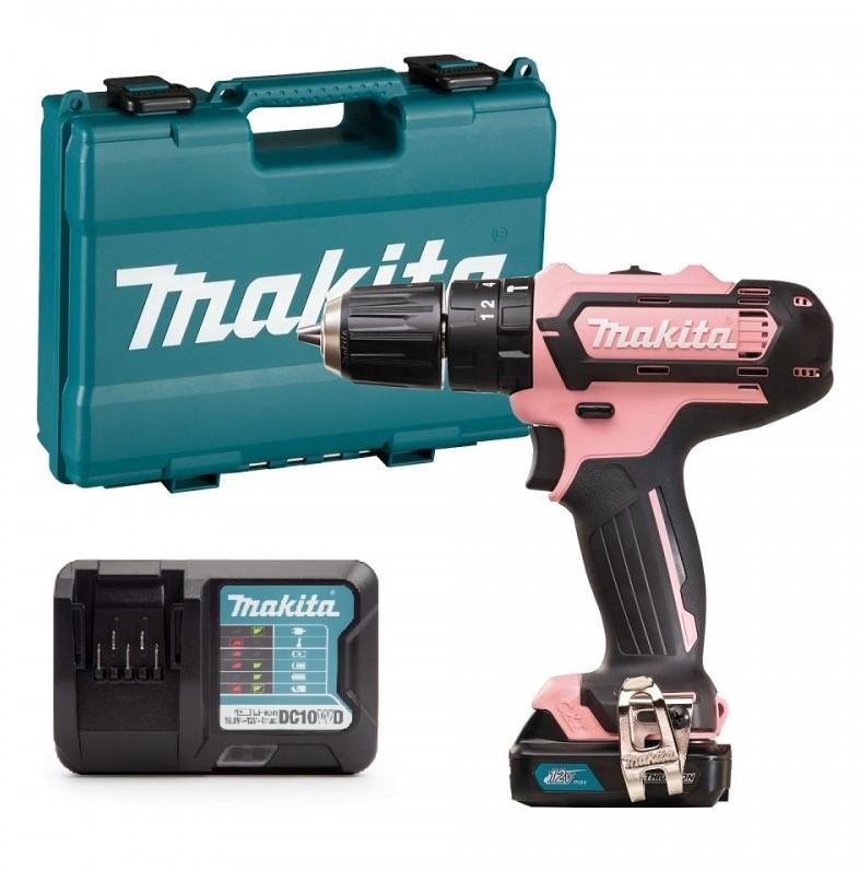 makita-hp333dsap-klopboor-schroefmachine-roze